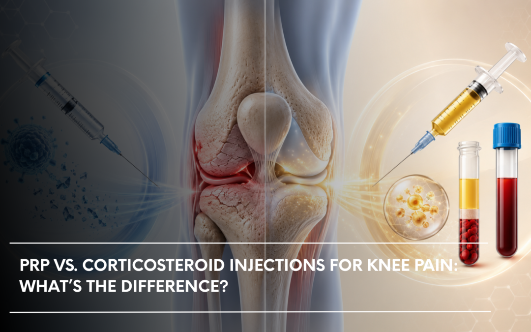 PRP vs. Corticosteroid Injections for Knee Pain: What’s the Difference? 